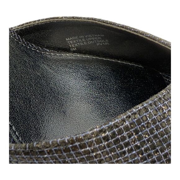 Michael Kors Cambria Sandal Glitter Cobalt Blue Open Toe Heels Women's 9M - Picture 7 of 9